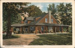 Country Club Findlay, OH Postcard Postcard Postcard