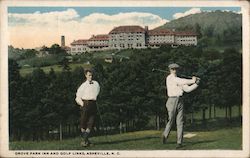 Grove Park Inn and Golf Links, Asheville, N.C. North Carolina Postcard Postcard Postcard