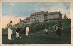 Golf, Near Grove Park Inn Postcard