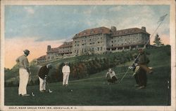 Golf, Near Grove Park Inn Asheville, NC Postcard Postcard Postcard