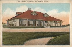 Golf and Country Club Asbury Park, NJ Postcard Postcard Postcard