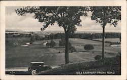 No. 1 Fairway from Road, Irem's Playground Dallas, PA Postcard Postcard Postcard