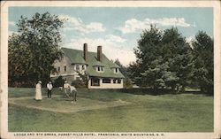 Lodge and 6th Green, Forest Hills Hotel Franconia, NH Postcard Postcard Postcard