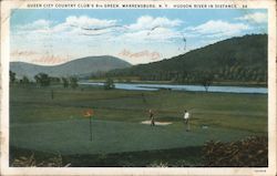 Queen City Country Club's 9th Green Postcard