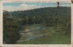 No. 2 Green on Golf Course of Tate Mountain Estates Jasper, GA Postcard Postcard Postcard