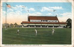 Lancaster Golf Links and Country Club Pennsylvania Postcard Postcard Postcard