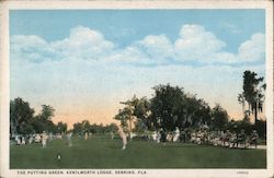 The Putting Green, Kenilworth Lodge Sebring, FL Postcard Postcard Postcard