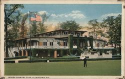 Lehigh Country Club Postcard