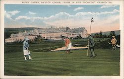 Fifth Green, Skytop Lodge Postcard