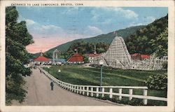 Entrance to Lake Compounce Bristol, CT Postcard Postcard Postcard