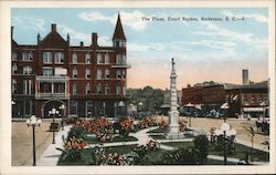 The Plaza, Court Square Postcard