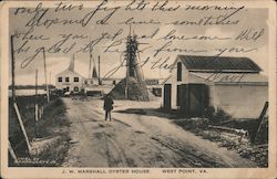 J.W. Marshall Oyster House West Point, VA Postcard Postcard Postcard