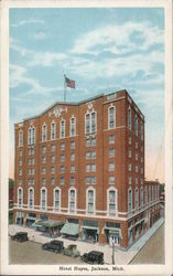 Hotel Hayes Jackson, MI Postcard Postcard Postcard