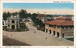 View of Cristobal Panama Postcard Postcard Postcard