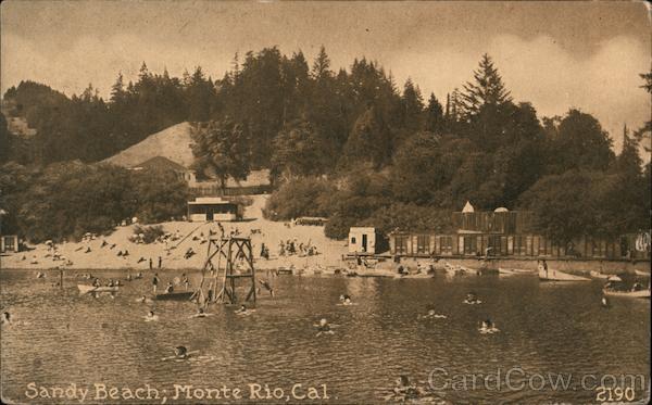 Sandy Beach Monte Rio California