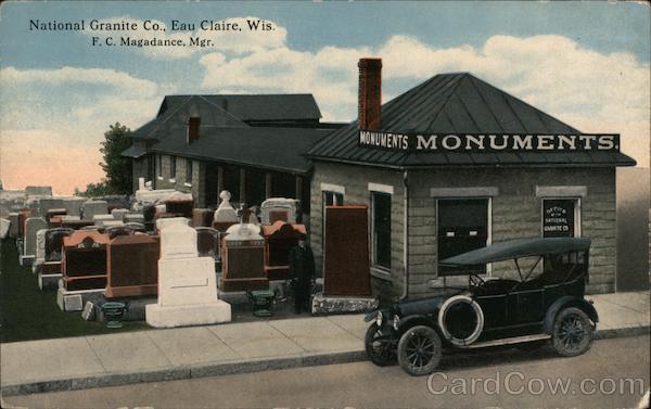 National Granite Co., F.C. Magadance, Mgr. Eau Claire Wisconsin