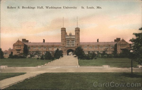 Robert S. Brookings Hall, Washington University St. Louis Missouri