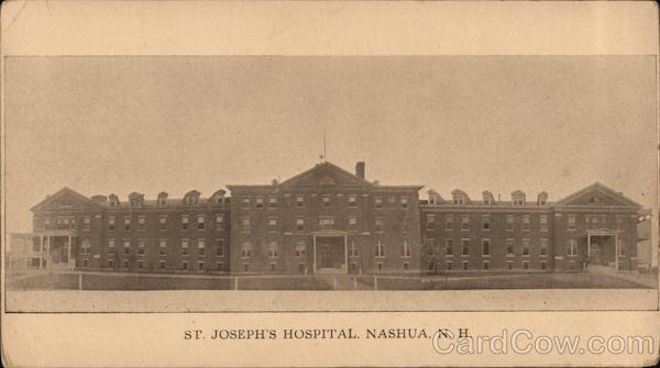 St. Joseph's Hospital Nashua, NH Postcard