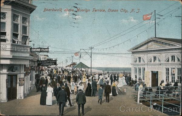 Boardwalk Above Moorlyn Terrace Ocean City New Jersey