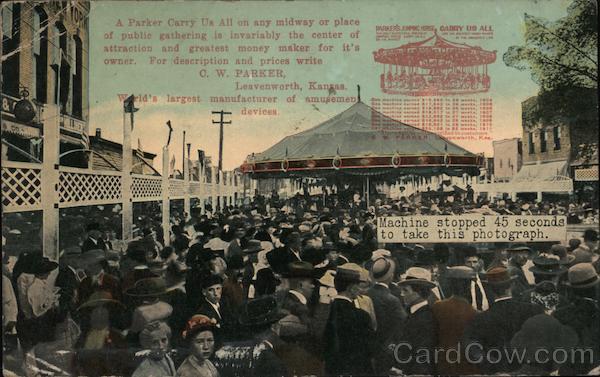 Parker's Jumping Horse, Carry Us All Carousel by G.W. Parker Leavenworth Kansas