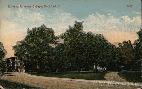 Drive at Rockford College Illinois