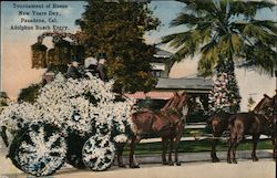 Tournament of Roses, New Years Day, Adolphus Busch Entry Postcard