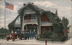 16th and Holly Streets Engine Co. #14 Postcard