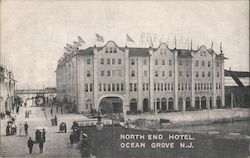 North End Hotel Ocean Grove, NJ Postcard Postcard Postcard