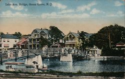 Lake Ave. Bridge Ocean Grove, NJ Postcard Postcard Postcard