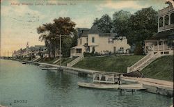 Along Wesley Lake Postcard
