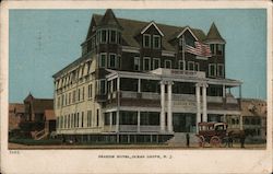 Seaside Hotel Postcard