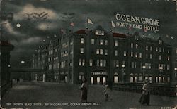 The North End Hotel by Moonlight Postcard