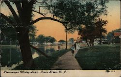 Picturesque Wesley Lake Postcard