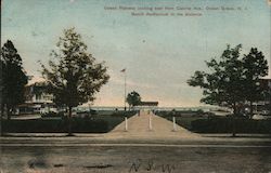 Ocean Pathway Looking East from Central Avenue Postcard