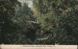 Sandstone Bridge, Humboldt Park Postcard