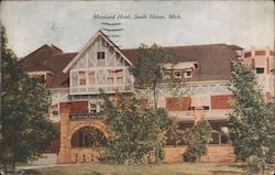 Marsland Hotel South Haven, MI Postcard Postcard Postcard