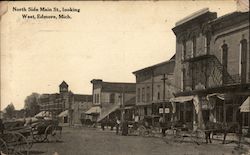 North Side Main St., Looking West Postcard