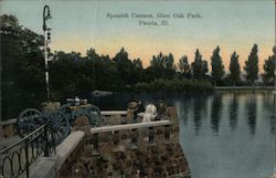 Spanish Cannon - Glen Oak Park Peoria, IL Postcard Postcard Postcard