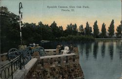 Spanish Cannon - Glen Oak Park Postcard
