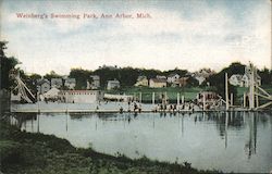 Weinberg's Swimming Park Postcard