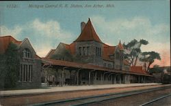Michigan Central R.R. Station Postcard