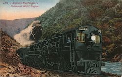 Southern Pacific Co.'s Compound Malet Engine Locomotives Postcard Postcard Postcard