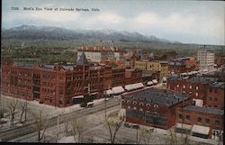 Bird's Eye View of City Postcard