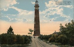 Mosquito Inlet Light, Seacoast of Florida. Ponce Inlet, FL Postcard Postcard Postcard