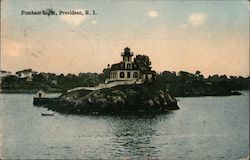 Pomham Light Providence, RI Postcard Postcard Postcard