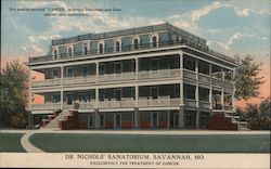 Dr. Nichols' Sanatorium Postcard