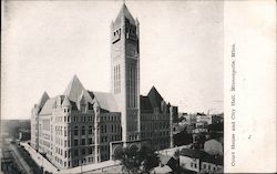 Court House and City Hall Postcard