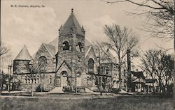 M.E. Church Algona, IA Postcard Postcard Postcard