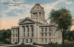 Kankakee County Court House Illinois Postcard Postcard Postcard