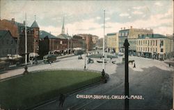 Chelsea Square Massachusetts Postcard Postcard Postcard